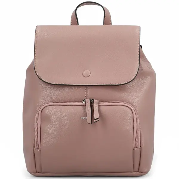 Dámský kožený batoh růžový - Katana Anselm