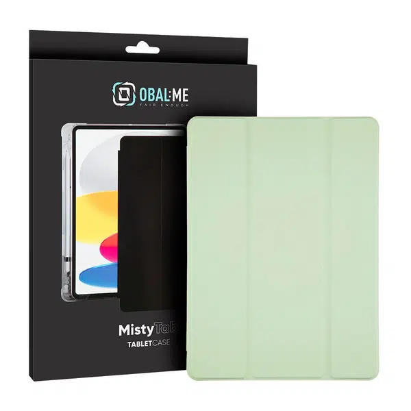 Pouzdro na tablet OBAL:ME MistyTab pro iPad Air (2020/2022/2024)/iPad Pro 11 (1/2/3/4), světle zelená