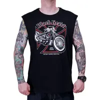 Triko bez rukávu BLACK HEART Grinder černá M