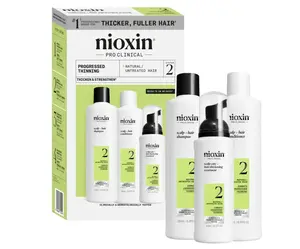 Sada pro silně řídnoucí přírodní vlasy Nioxin System 2 Trial Kit No.2 + dárek zdarma