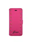 Guess Studded flipové pouzdro GUFLBKP6LSAP pro Apple iPhone 6 Plus pink