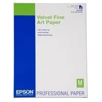 Epson Velvet Fine Art Paper S042096 C13S042096, 260 g/m2, A2, 25ks, sametový, bílý, foto papír