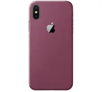 Ochranná fólie 3mk Ferya pro Apple iPhone X, vínově červená matná