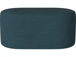 Puf Zyl oválný - 50 x 90 cm, více variant - Bolia Varianta: Baize - Smooth weave, Dust Blue