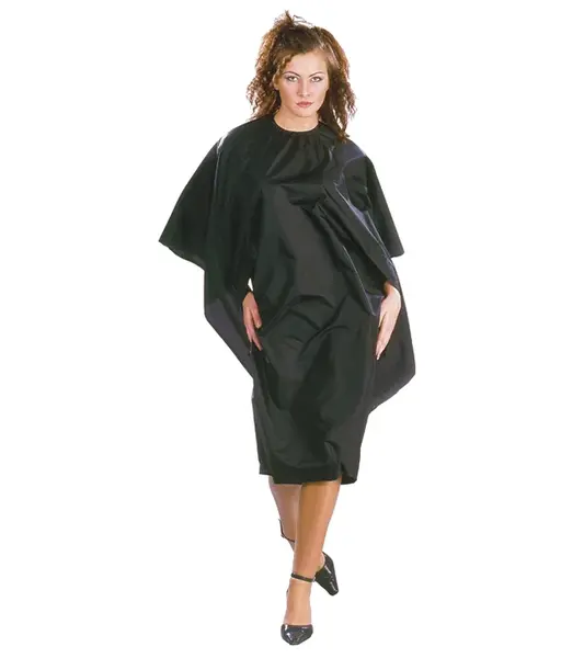 Kadeřnická pláštěnka na barvení vlasů History Sibel - černá (531953202) + dárek zdarma