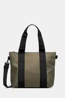 Taška Rains Tote Bag Micro W3 zelená barva, 14180