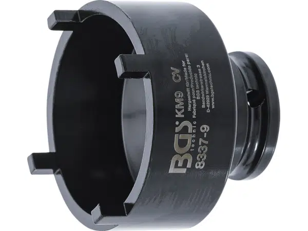 BGS technic Nástrčná hlavice 3/4" na matice se zářezy KM9, vnější čepy - BGS 8337-9