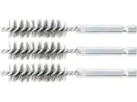 BGS technic Sada kartáčů na vrtačku, 8 mm, 6hranné 1/4", ocelové, 3 ks - BGS 3078-8-S Velikost: 14 mm