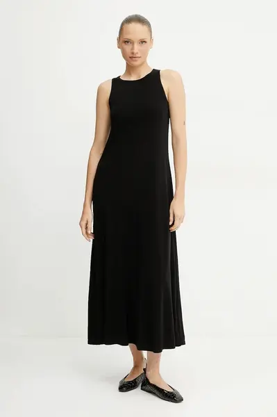 Šaty MM černá barva, maxi, 2516621078600