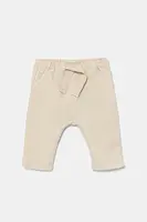 Kojenecké kalhoty United Colors of Benetton béžová barva, 4U40AF019