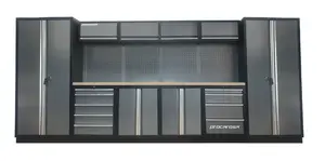 Sestava dílenského nábytku Procarosa PROFESSIONAL XXL-3 Pracovní deska: dřevěná