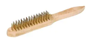 MAGG Kartáč drátěný pomosazený 4-řadý