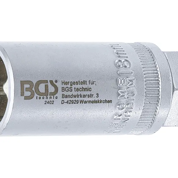 BGS technic Klíč na svíčky 18 mm 1/2" s pružinou- BGS 2402