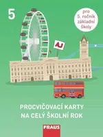 Procvičovací karty na celý školní rok 5 - Angličtina - Aneta Mahrová
