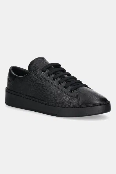 Kožené sneakers boty Bally pánské, černá barva, MSK0C5