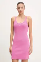 Šaty adidas Originals Rib Mini Dress růžová barva, mini, přiléhavé, JI5750