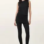 Legíny AllSaints RAFFI dámské, černá barva, W079TD