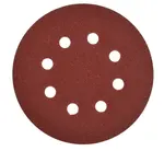 GEKO Brusné papírové kotouče, smirek, průměr 125mm, 8 otvorů, různé hrubosti a velikosti balení Počet kusů: 50ks, Zrnitost: P60