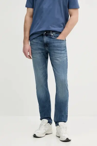 Džíny Calvin Klein Jeans pánské, modrá barva, J30J327160