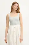 Twinset Top s příměsí lnu Twinset