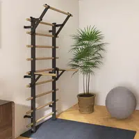 Žebřiny inSPORTline Wootaline 199x80 cm s hrazdou a bradly