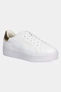 Kožené tenisky Tommy Hilfiger ESSENTIAL PLATFORM COURT SNEAKER