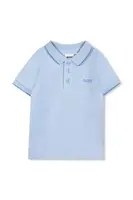 Dětská bavlněná polokošile BOSS