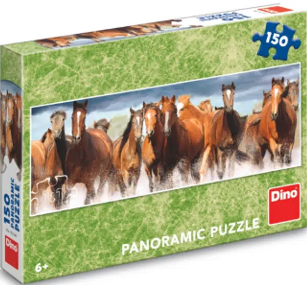 Puzzle Koně ve vodě 150 dílků panoramic