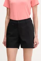 Outdoorové šortky Columbia Leslie Falls černá barva, medium waist, 2126061