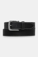 Kožený pásek Levi's černá barva, 000I6-0000