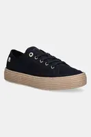 Tenisky Tommy Hilfiger VULC ESPADRILLE SNEAKER tmavomodrá barva, FW0FW08404