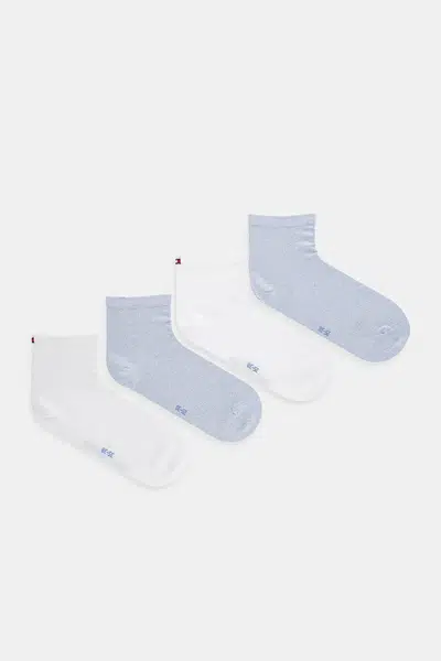 Ponožky Tommy Hilfiger 4-pack dámské, modrá barva, 701235894