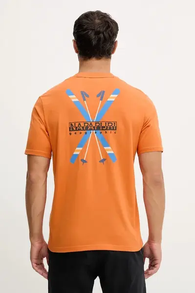 Bavlněné tričko Napapijri S-Fiemme