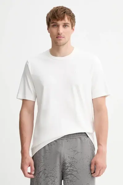 Tričko Diesel T-ADJUST-SLITS-R17 T-SHIRT pánské, bílá barva, A16672.0AIJU