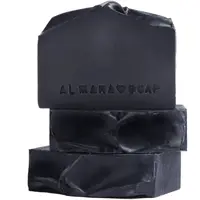 Almara Soap Natural Black As My Soul přírodní tuhé mýdlo pro mastnou a problematickou pleť 90 g