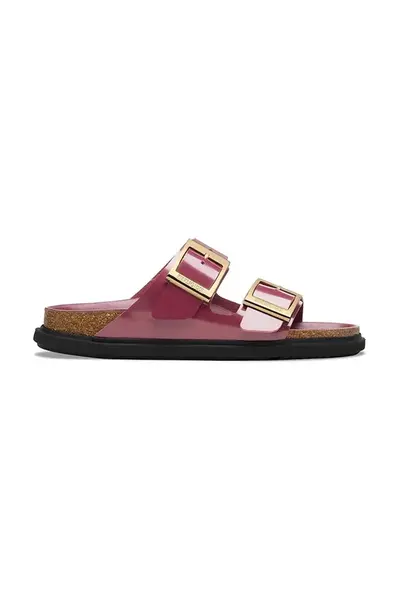 Kožené pantofle Birkenstock Arizona Droplet Buckle