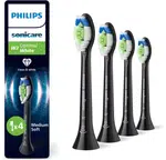 Philips Sonicare Optimal White Standard HX6064/88 náhradní hlavice 4 ks černé