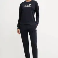 Tepláková souprava EA7 Emporio Armani dámská, tmavomodrá barva, AF13135.7W000115