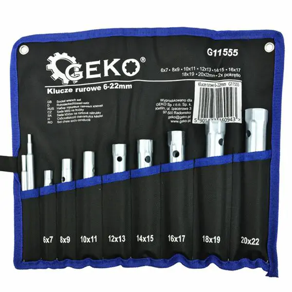 Klíče trubkové GEKO sada 8ks
