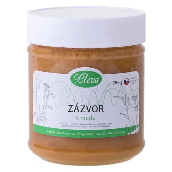 PLEVA Zázvor lékařský v medu 250 g