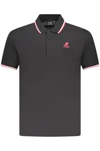 Pánské černé polo triko