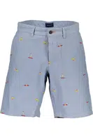 GANT BLUE MEN'S BERMUDA TROUSERS