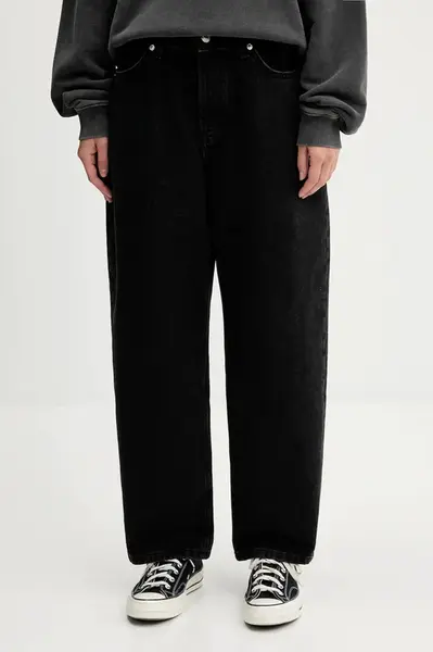 Bavlněné džíny HUGO Gimine_3 dámské, high waist, 50544027