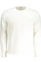 Bílé pánské tričko s dlouhým rukávem