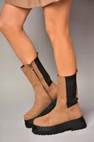 Fox Shoes Tan Women's Suede Boots
