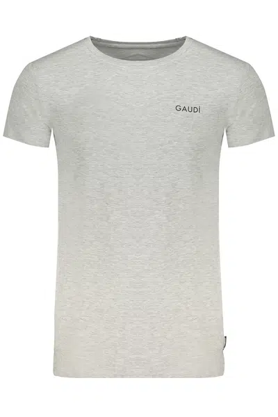GAUDÌ MEN'S GRAY SHORT SLEEVE T-SHIRT