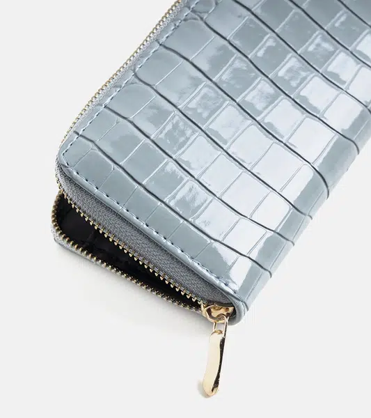 Gemre Blue Lacquered Spangler Wallet