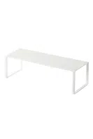 Rozkládací botník Yamazaki Frame bílá barva