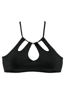 LASCANA Bikinový top 'Italy'  čierna