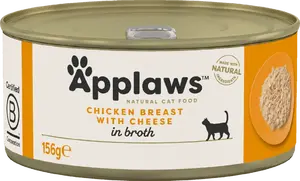 Konzerva Applaws Cat Tin Chicken Breast with Cheese 156 g